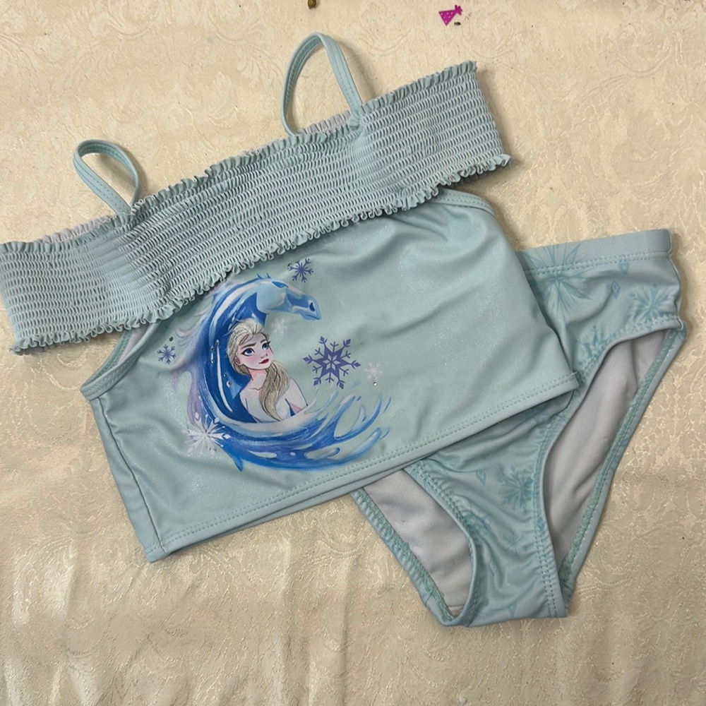 Disney’s Frozen two piece girls, bathing suit size 5/6